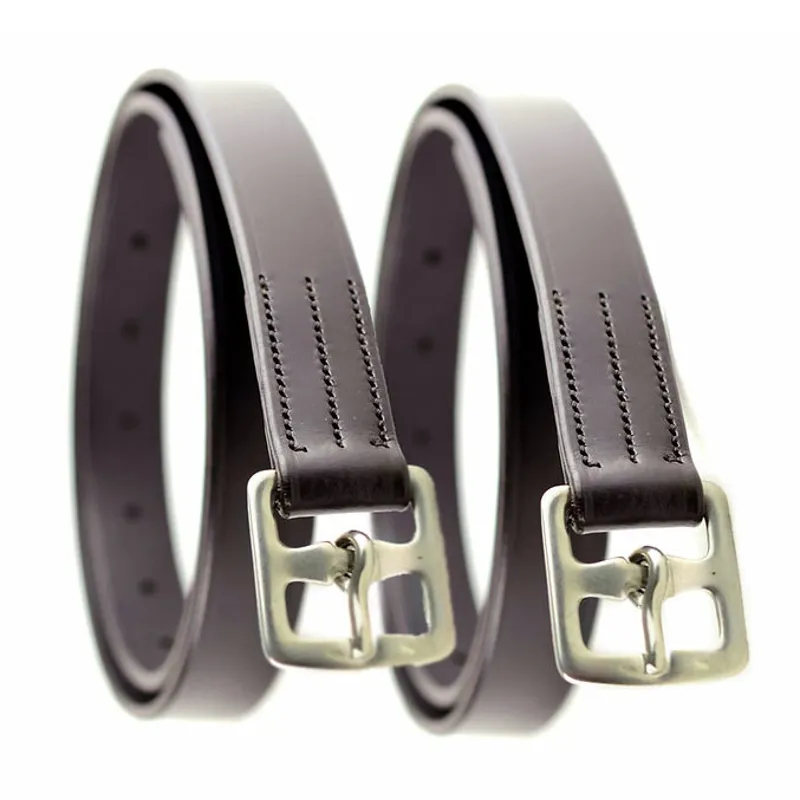 Dever Ascot Youth 48in Stirrup Leathers - Brown