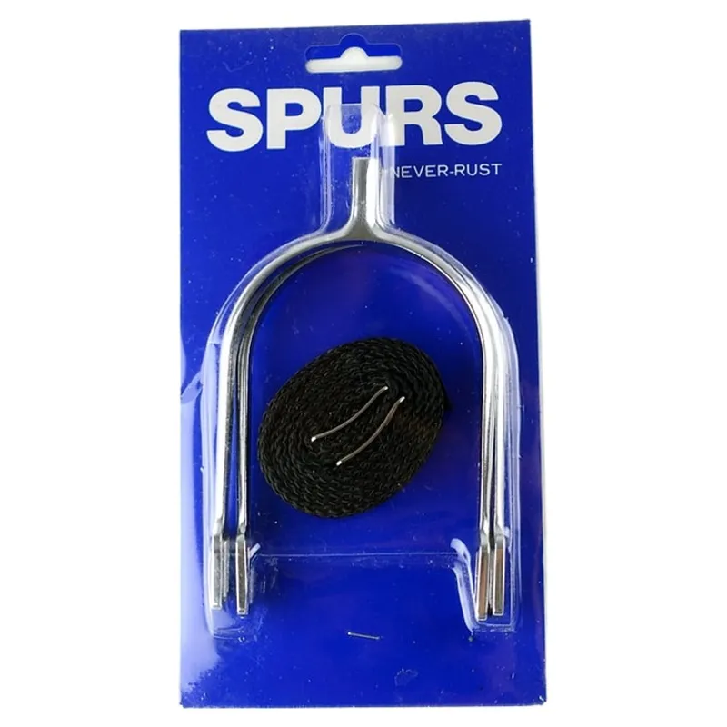 Dever Non Rust Spurs with Straps - Gents - Silver-3