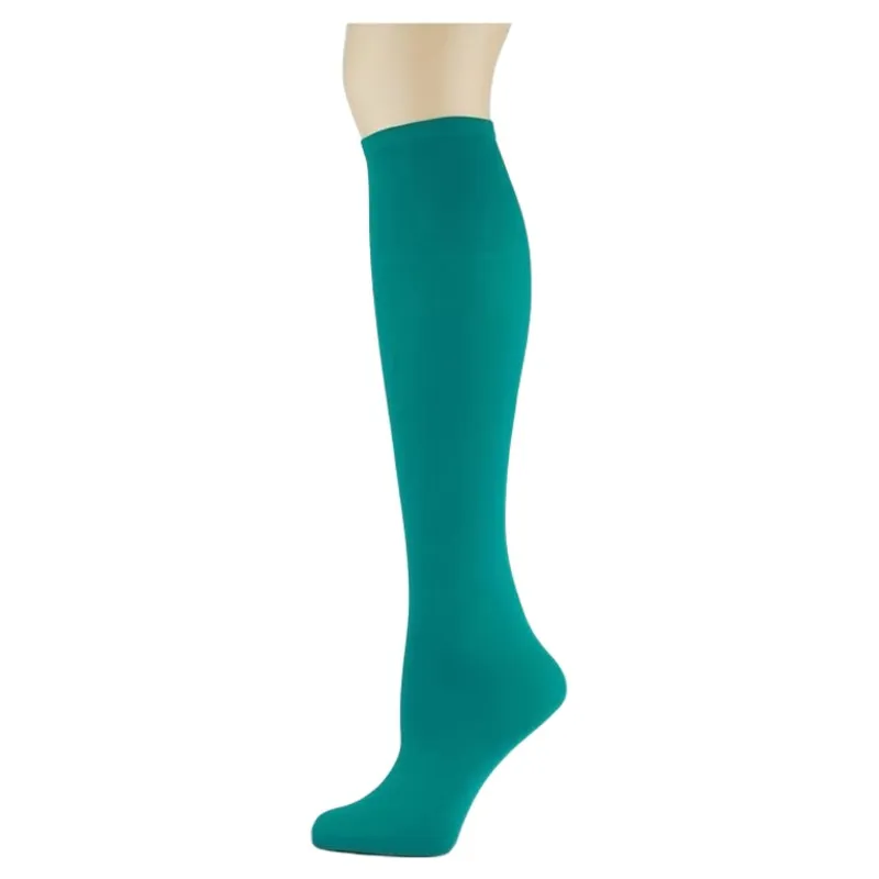 Dever Plain Tall Riding Socks - Teal