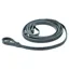 Dever Platinum Raised Bio Grip Reins - Black