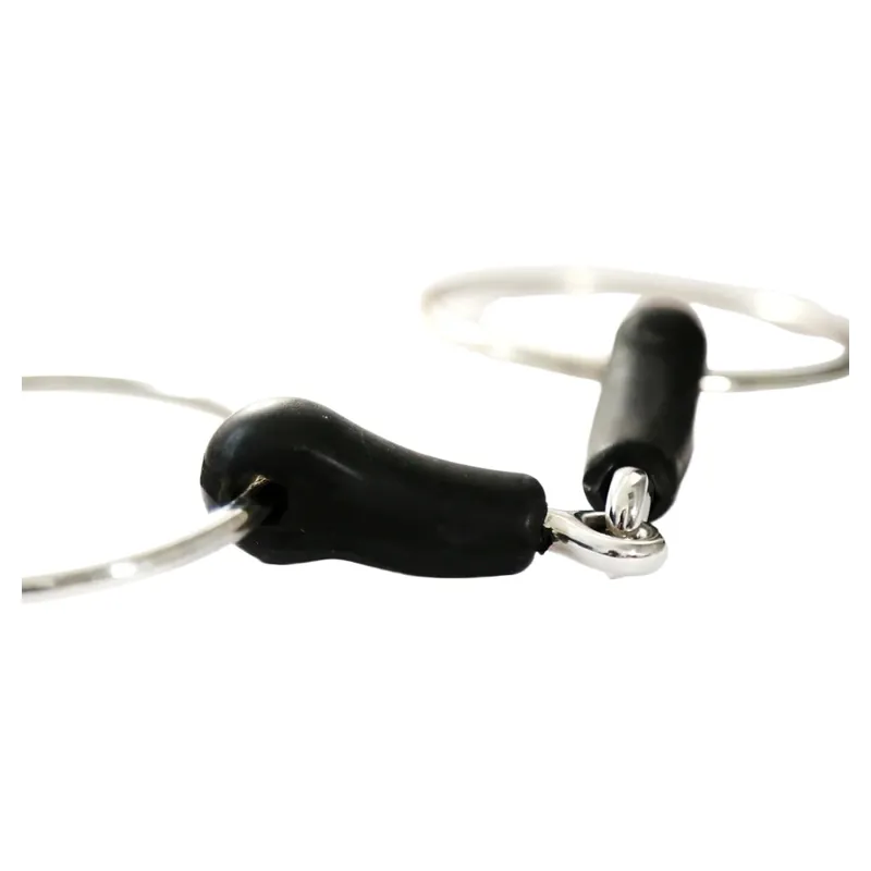 Dever Rubber Single Jointed Snaffle Bit -1