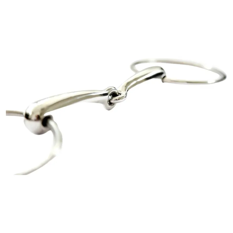 Dever Race Single Jointed Loose Ring Snaffle Bit-1