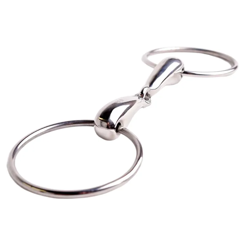Dever Hollow Single Jointed Loose Ring Snaffle Bit-2