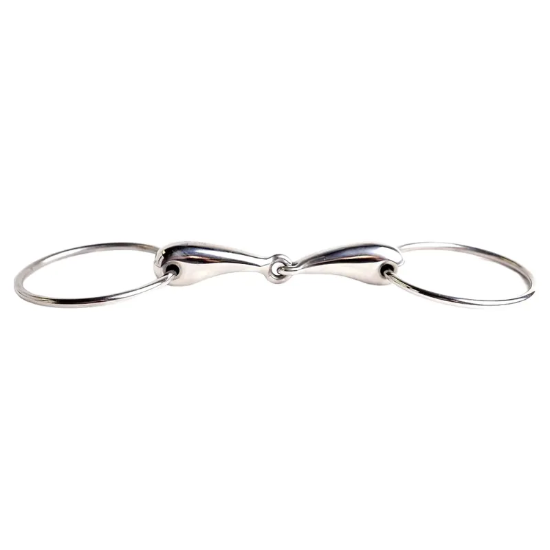 Dever Hollow Single Jointed Loose Ring Snaffle Bit-1