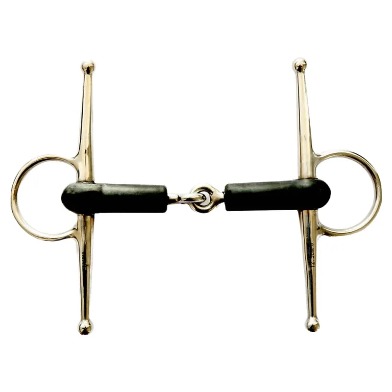 Dever Soft Rubber Jointed Full Cheek Snaffle Bit
