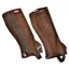 Dever Suede Leather Junior Unisex Half Chaps - Brown