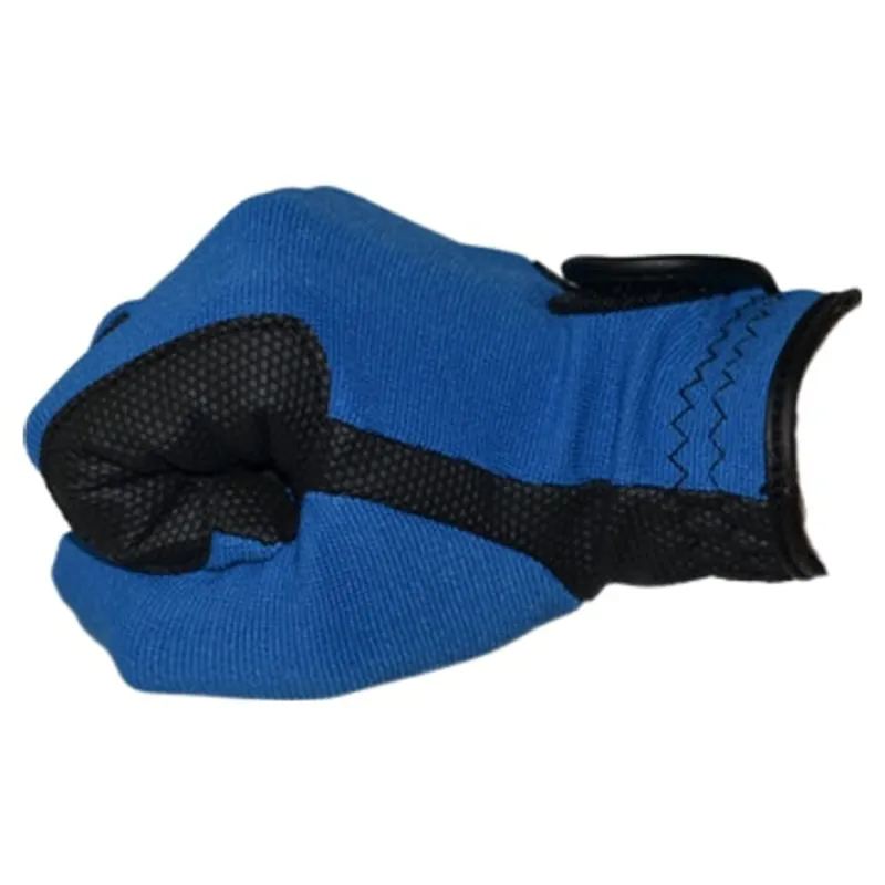 Dever Super Grip Adult Riding Gloves - Royal Blue-2