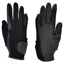 Dever Super Grip Embroidered Junior Riding Gloves - Black