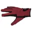 Dever Super Grip Embroidered Junior Riding Gloves - Burgundy