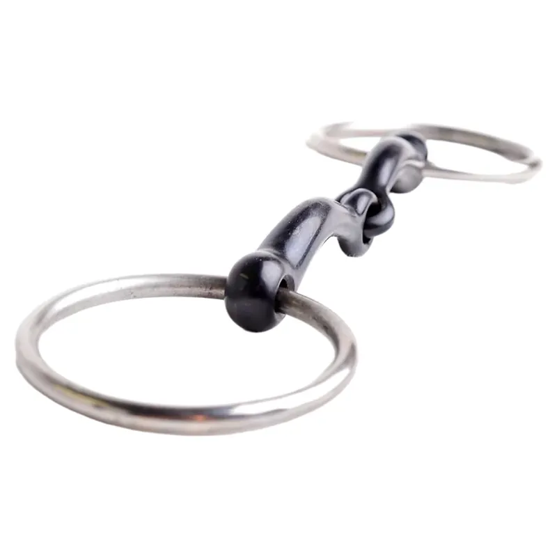 Dever Sweet Iron Curved Single Jointed Loose Ring Snaffle Bit-1