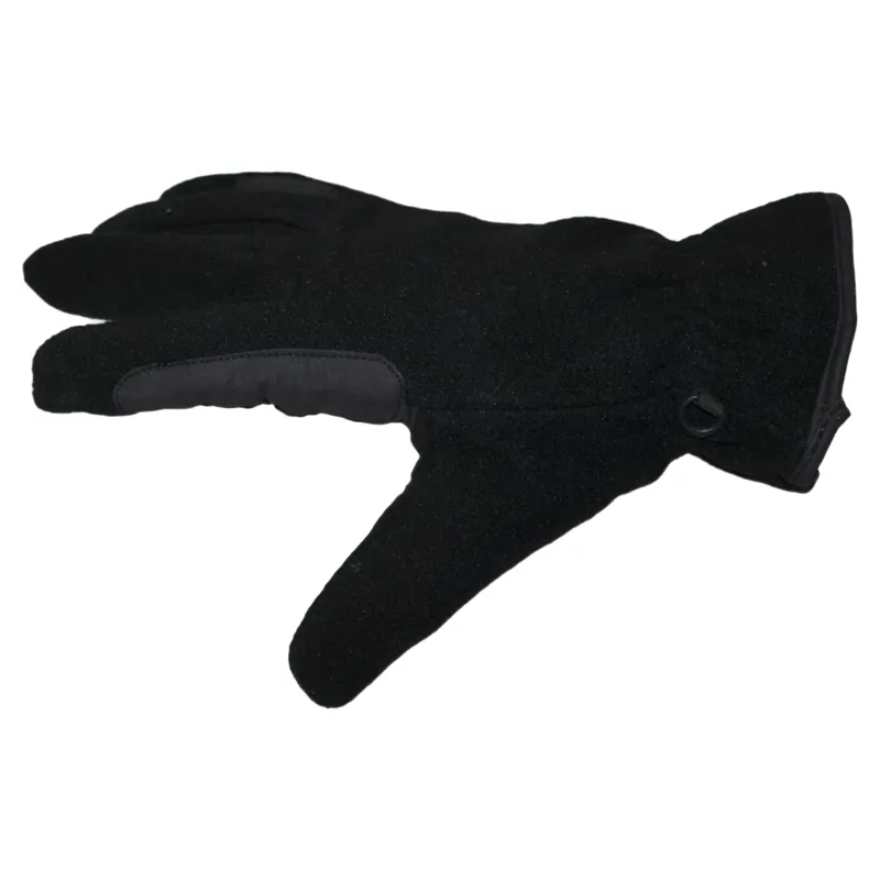 Dever Thinsulate Fleece Adult Riding Gloves - Black-1