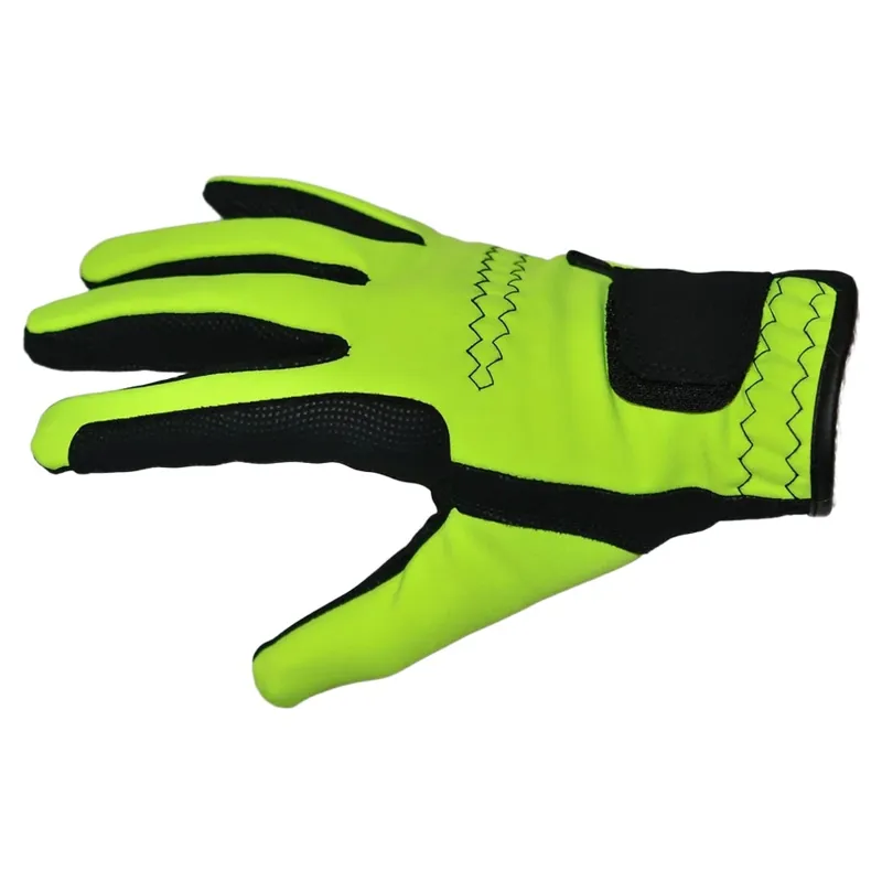 Dever Ultra Safety Grip Adults Riding Gloves - Yellow-1