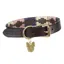 Digby and Fox Drover Polo Dog Collar - Pink/Natural/Navy