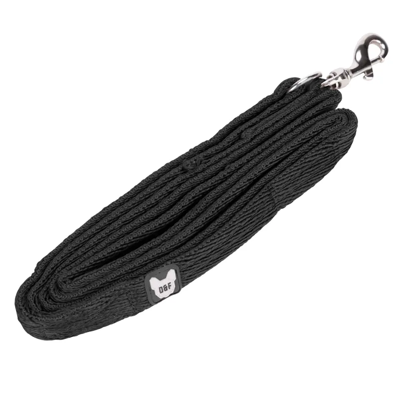 Digby and Fox Cushion Web Lead - Black-1