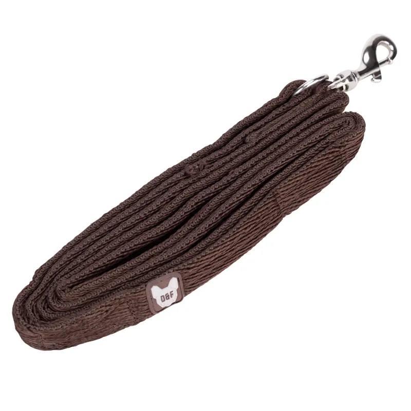 Digby and Fox Cushion Web Lead - Brown-1