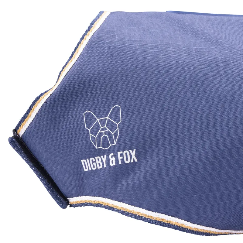 Digby and Fox Waterproof Dog Coat - Navy-1