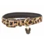 Digby and Fox Cow Hair Dog Collar - Leopard
