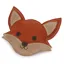 Digby and Fox Leather Dog Toy - Fox