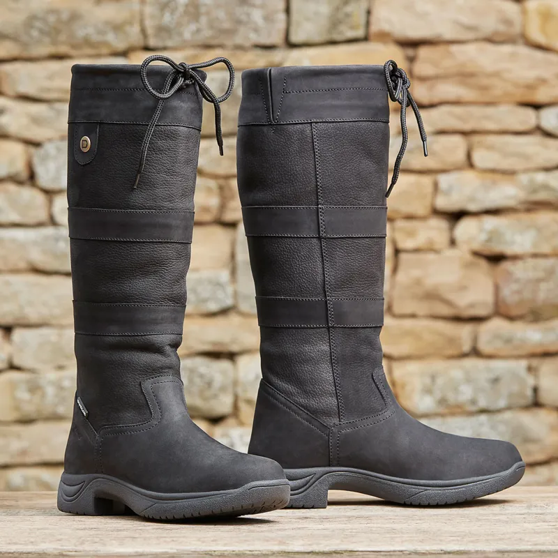 Black country boots outlet