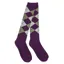 Dublin Argyle Unisex Socks - Purple/Ash