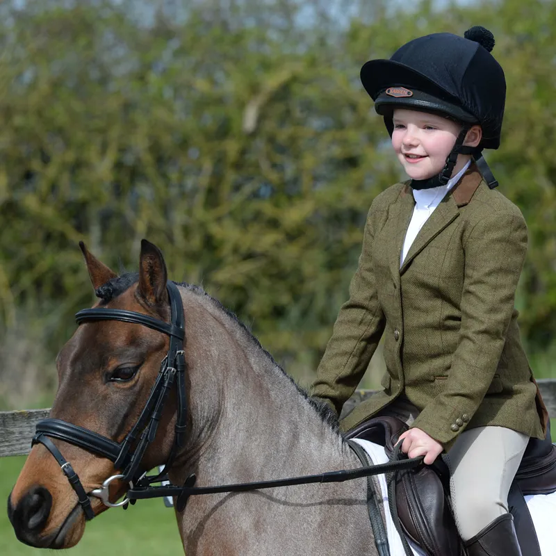 Dublin Albany Junior Tweed Show Jacket - Brown-1