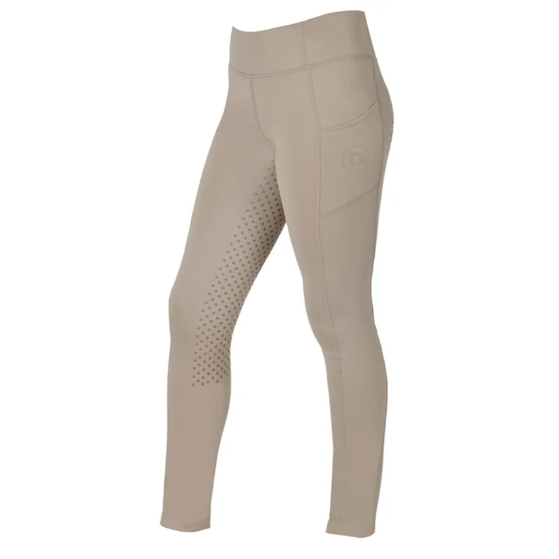 Dublin Everyday Full Grip Junior Riding Tights - Beige