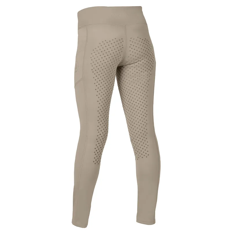Dublin Everyday Full Grip Junior Riding Tights - Beige-1