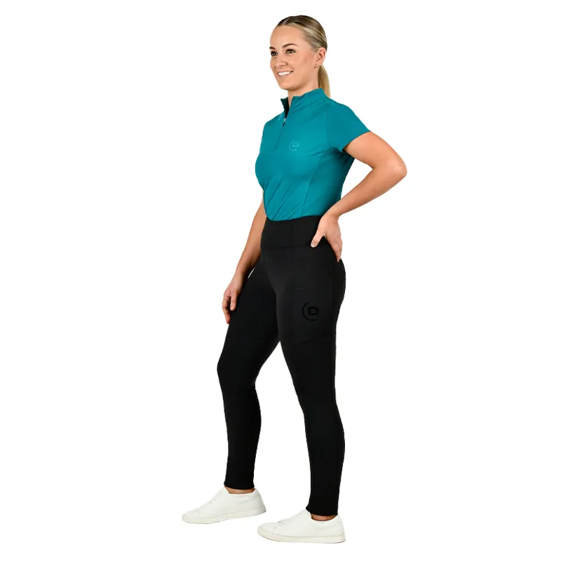 Dublin Everyday Full Grip Womens Riding Tights - Black-5