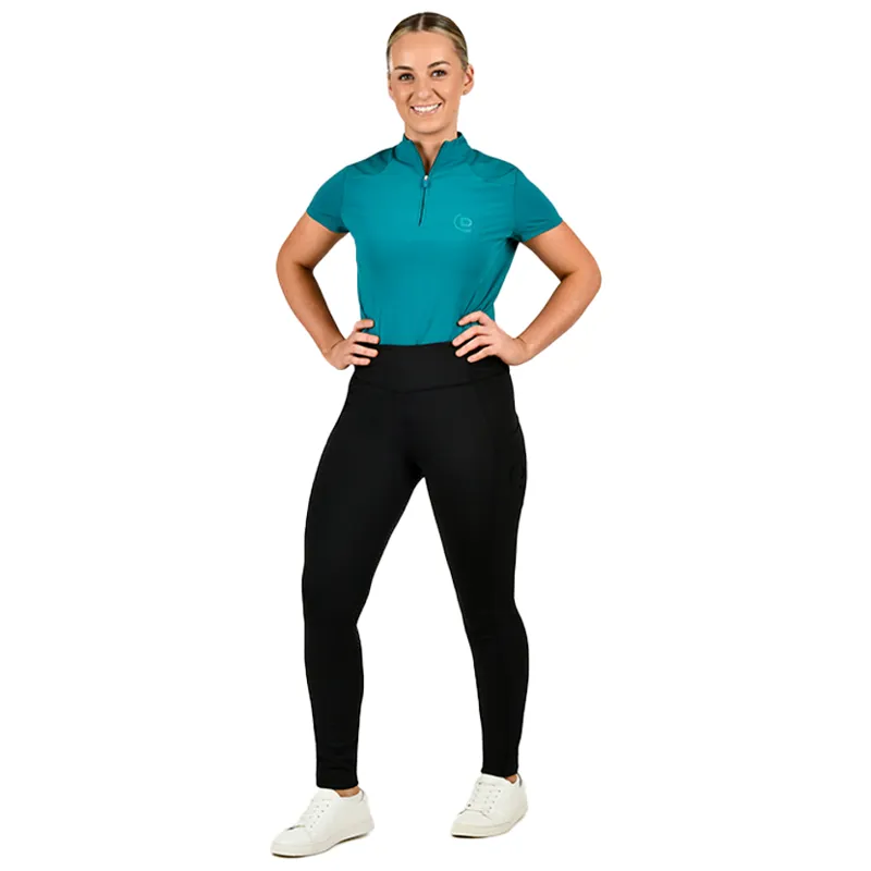 Dublin Everyday Full Grip Womens Riding Tights - Black-4