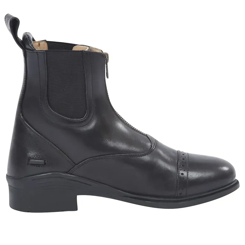Dublin Evolution Zip Front Paddock Boots - Black-2