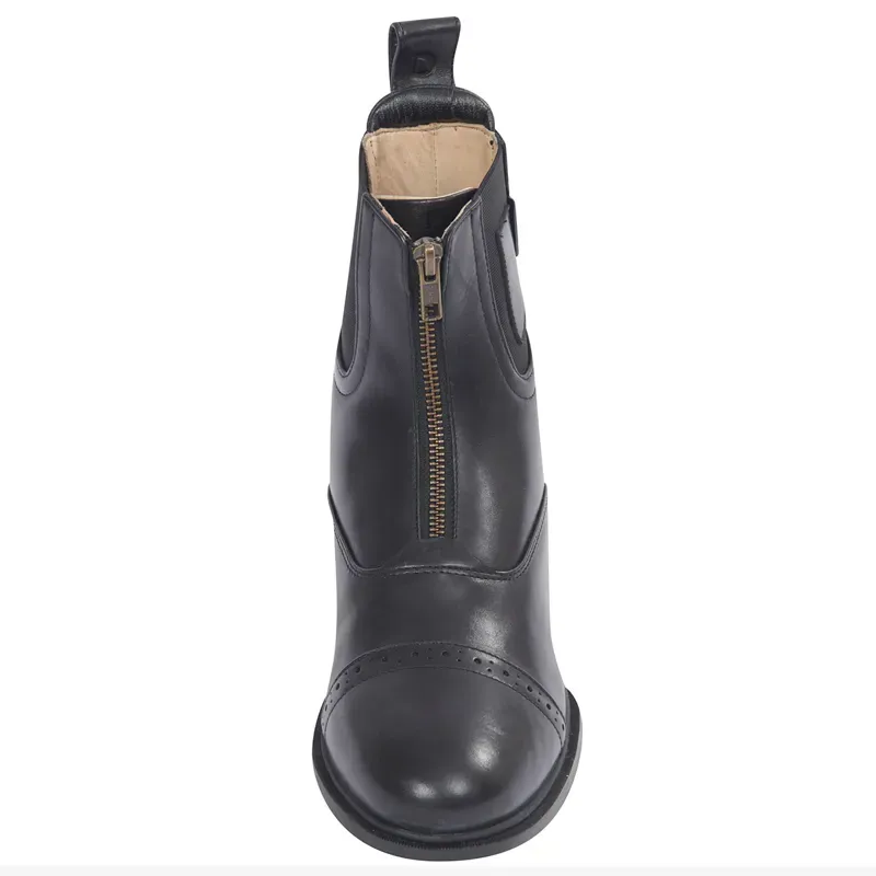 Dublin Evolution Zip Front Paddock Boots - Black-5