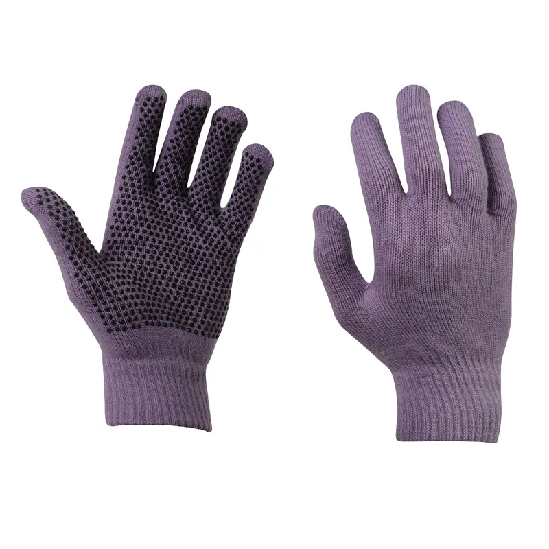 Dublin Magic Pimple Grip Adults Riding Gloves - Purple