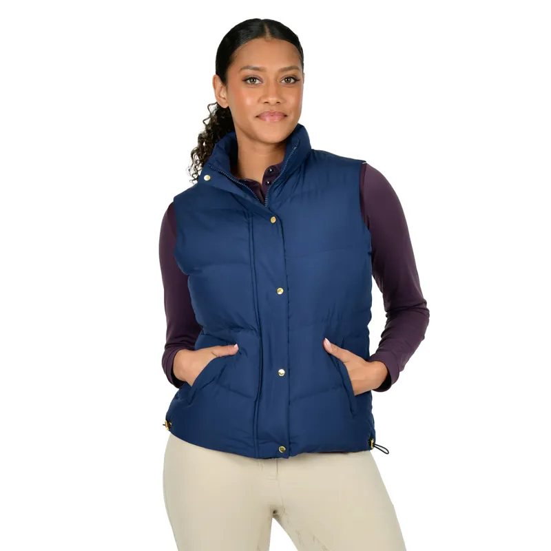 Dublin Patrice Ladies Puffer Vest Gilet - Naval Academy