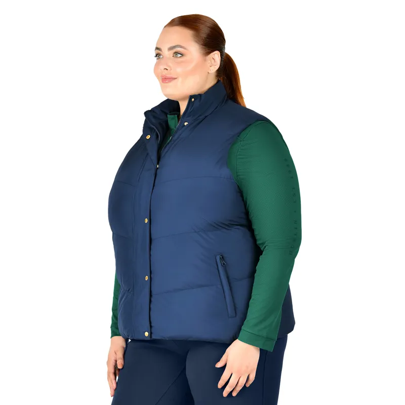 Dublin Patrice Ladies Puffer Vest Gilet - Naval Academy-2