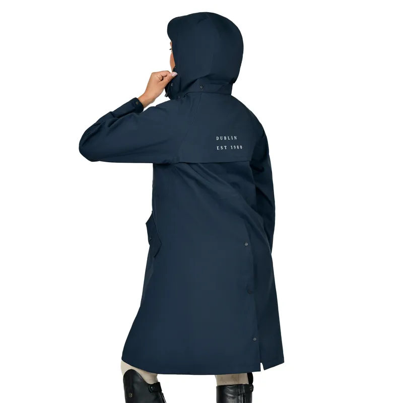 Dublin Rowan Ladies Waterproof Riding Jacket - Sky Captain-7