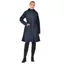 Dublin Wet Weather Ladies Long Waterproof Jacket - Navy