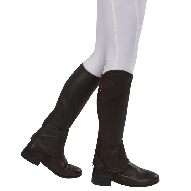 Dublin Stretch Fit Half Chaps - Brown