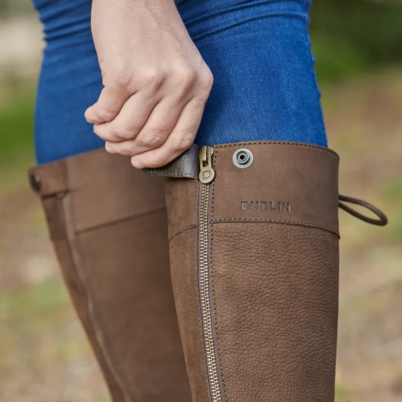 Dublin Admiral Laced Country Boots - Chocolate-3