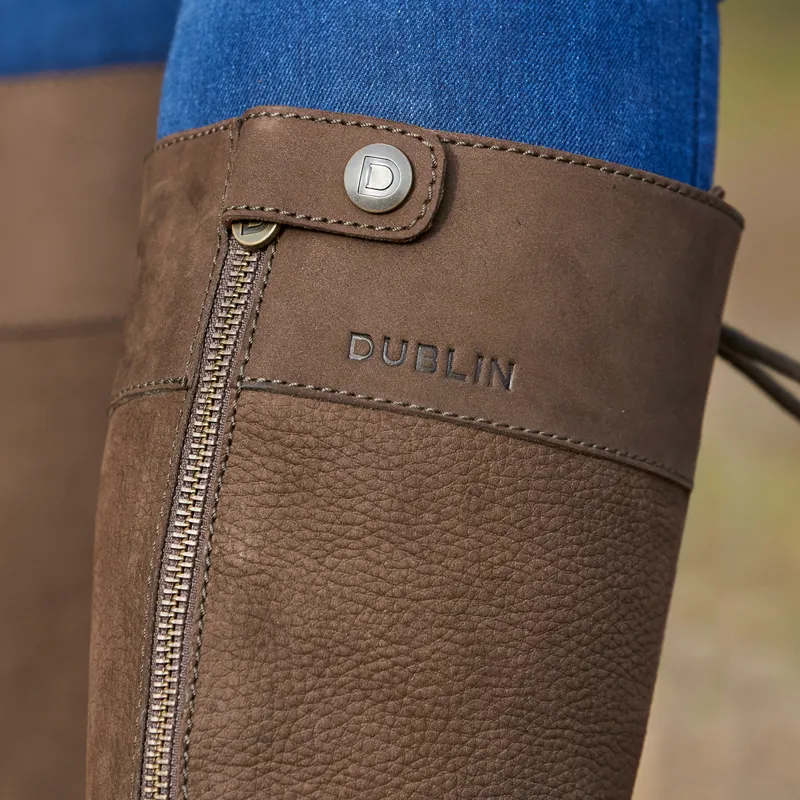 Dublin Admiral Laced Country Boots - Chocolate-4