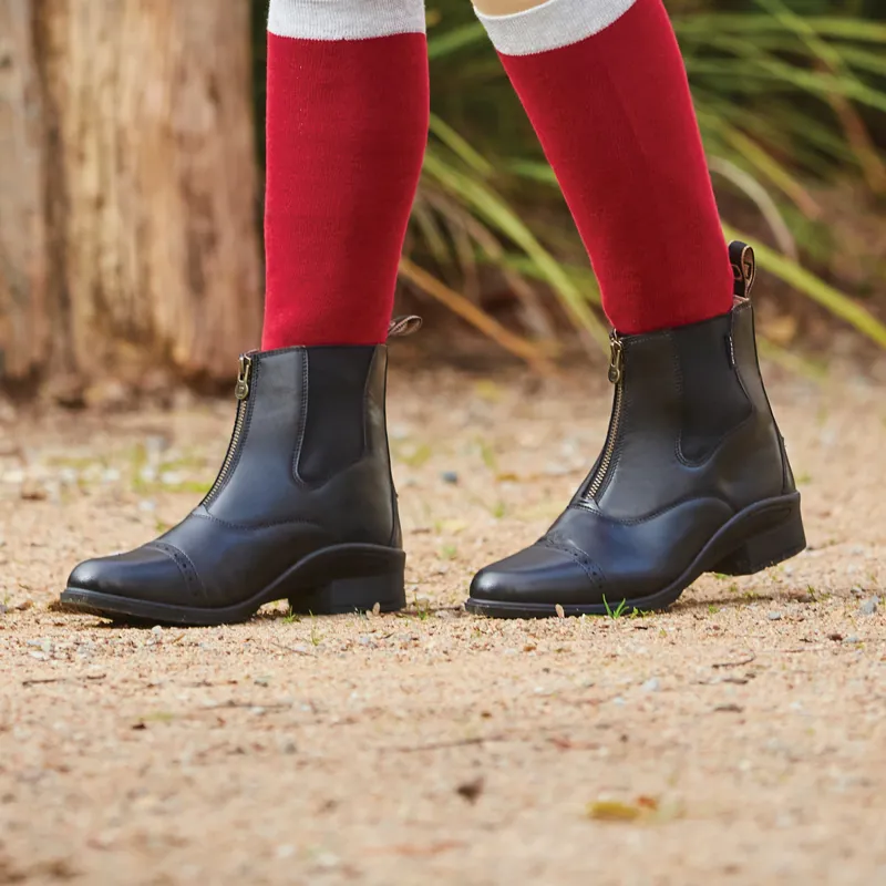 Dublin Altitude Zip Adults Paddock Boots Black