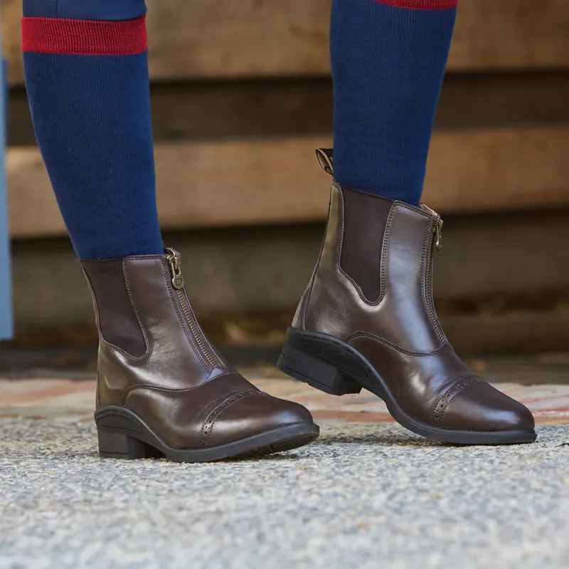 Dublin Altitude Zip Adults Paddock Boots - Brown-1