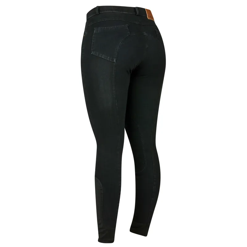 Dublin Shona Knee Patch Ladies Breeches - Ash-1