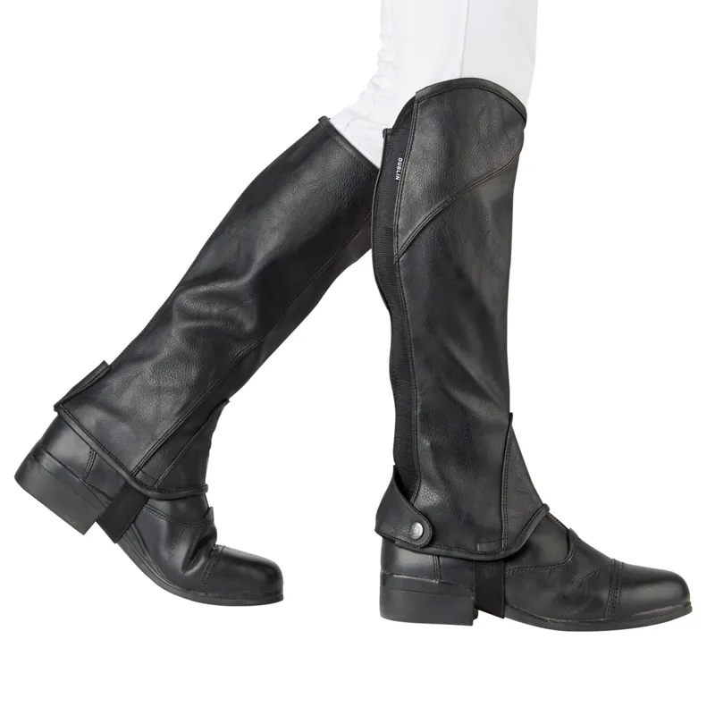 Dublin Stretch Fit Junior Half Chaps - Black