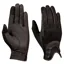 Dublin Pull On Glitter Mesh Back Adults Riding Gloves - Black