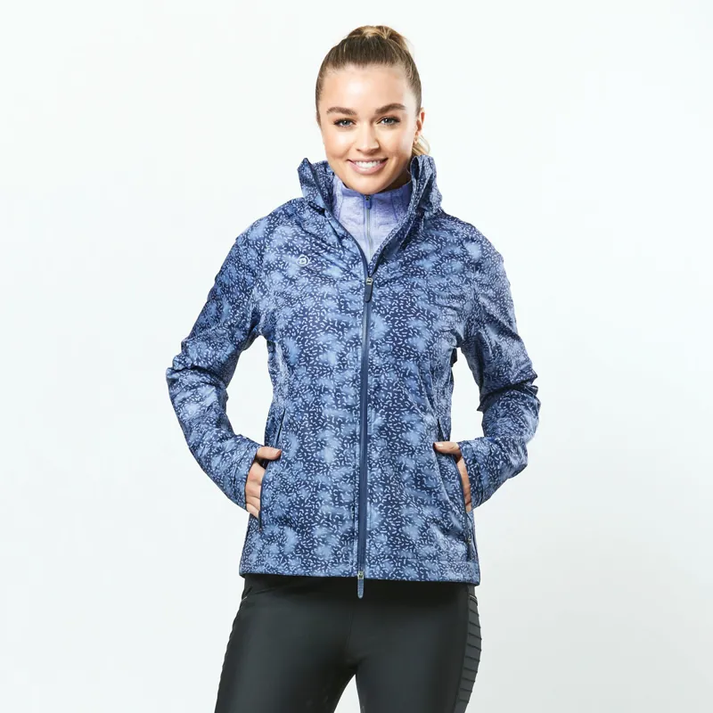 Dublin Cortina Printed Ladies Waterproof Jacket - Blueberry-5