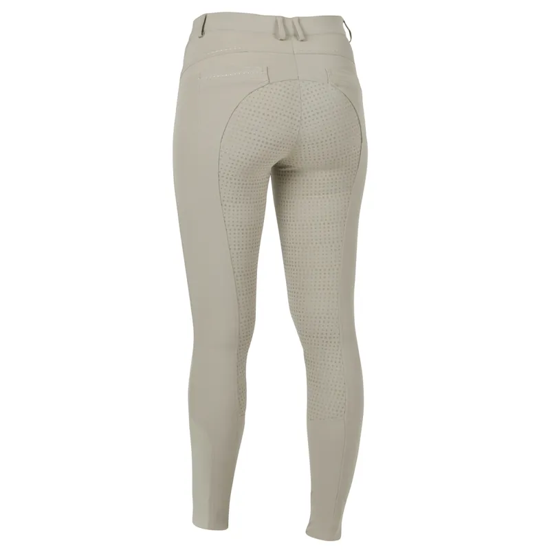 Dublin Shelby Full Grip Ladies Competition Breeches - Beige-1