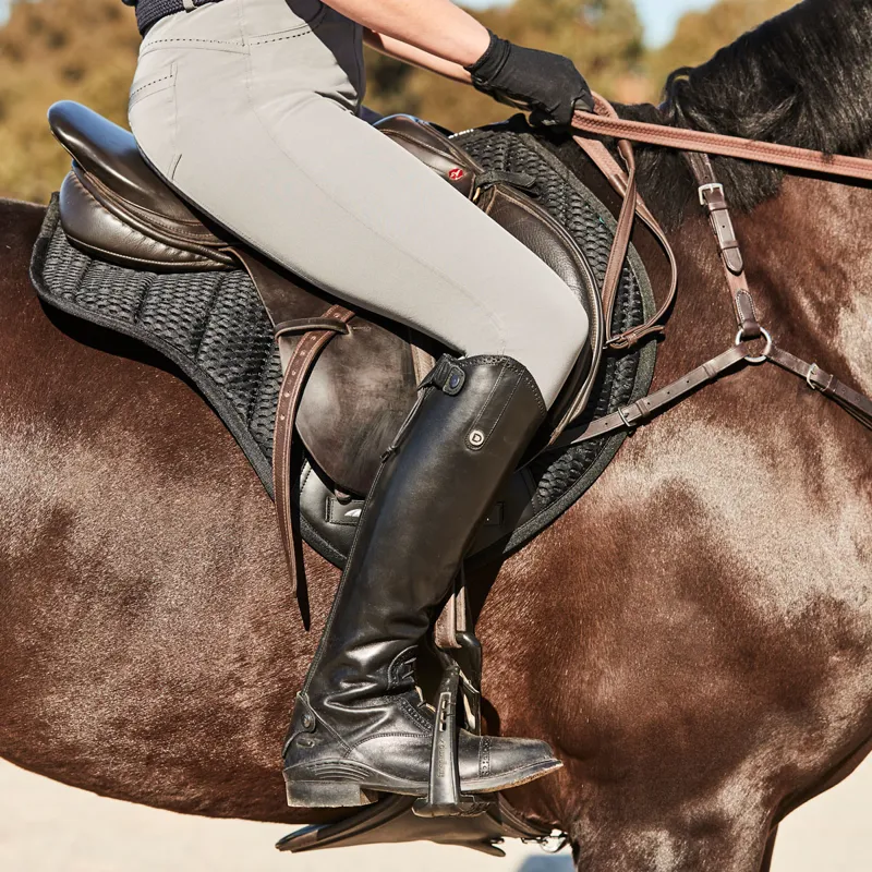 Dublin Shelby Full Grip Ladies Competition Breeches - Beige-4