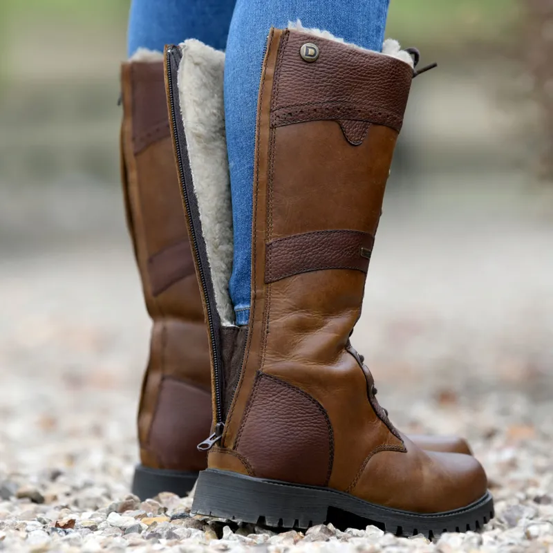 Dublin Yukon Ladies Tall Country Boots - Brown