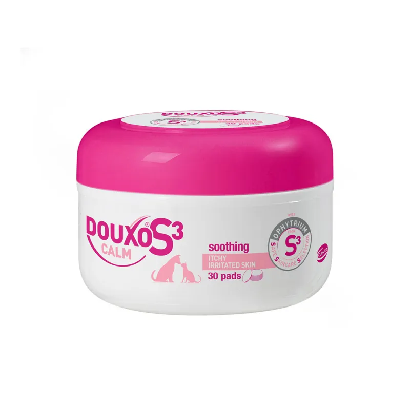 Douxo S3 Calm Antiseptic Soothing Pads - 30 Pack