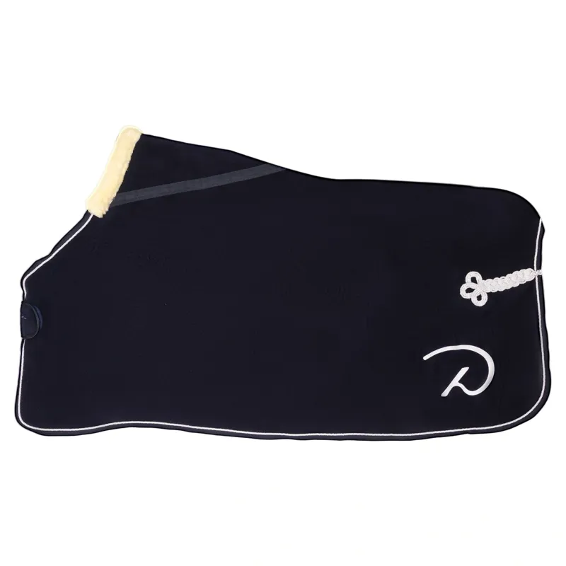 Dy'on Heavy Fleece Rug - Navy-1